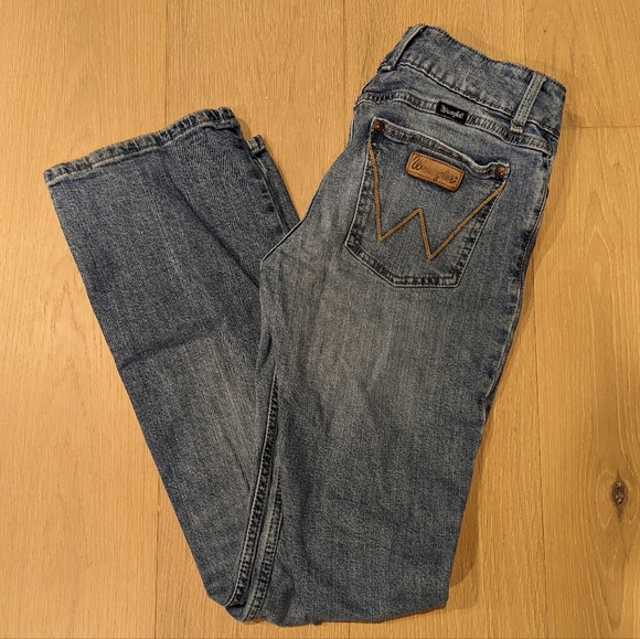 Wrangler Denim - Wrangler Blue Denim Bootcut Jeans